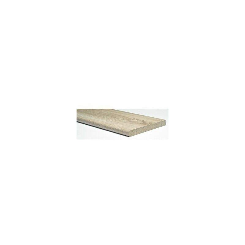foto del prodotto mensola murale stondata rovere sonoma cm. 80x20x1,8 idroweb 6 pz