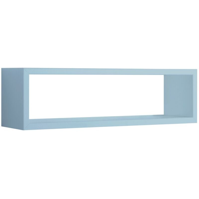foto del prodotto mensola parete rettangolare azzurro scaffale salotto soggiorno camera regolo