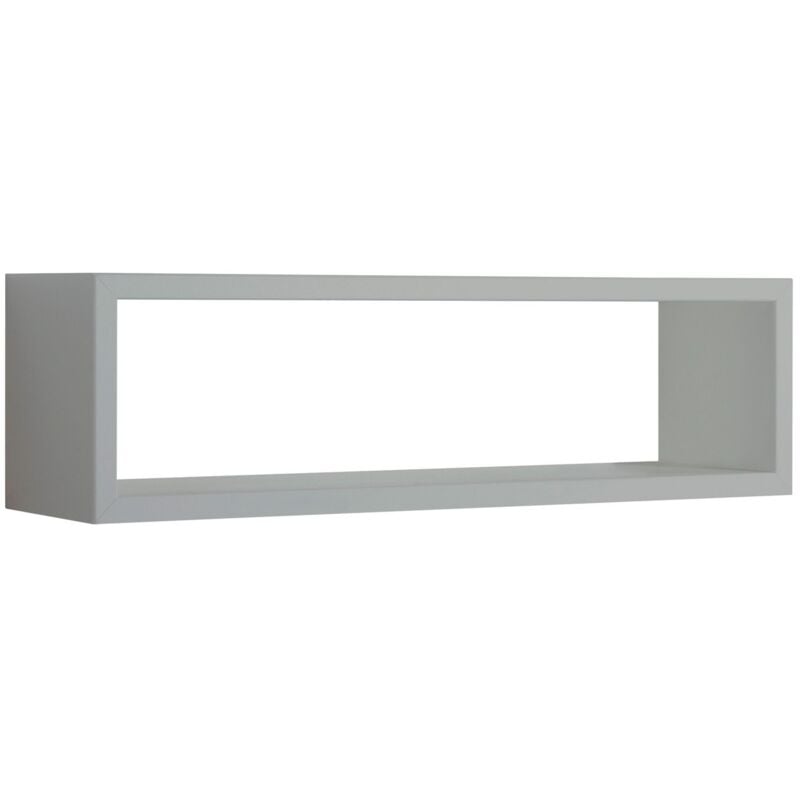 foto del prodotto mensola parete rettangolare grigio scaffale salotto soggiorno camera regolo