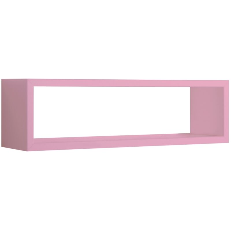 foto del prodotto mensola parete rettangolare rosa scaffale salotto soggiorno camera regolo