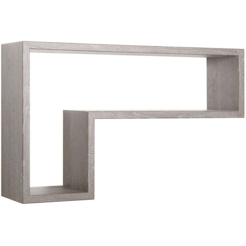 foto del prodotto mensola parete rettangolare rovere grigio nuovo scaffale salotto soggiorno camera lettera