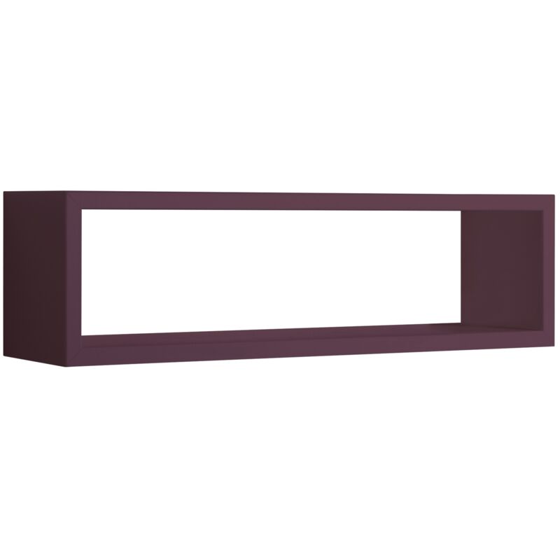 foto del prodotto mensola parete rettangolare viola scaffale salotto soggiorno camera regolo