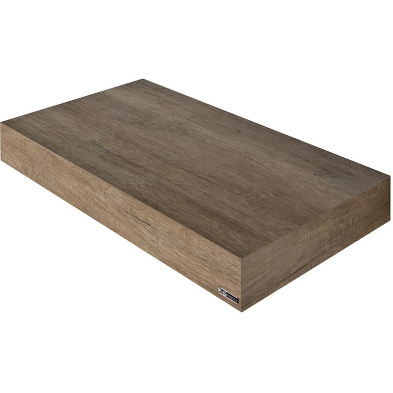 foto del prodotto mensola per lavabo bagno da appoggio 80x46 in legno profondit 46 cm klara con staffe