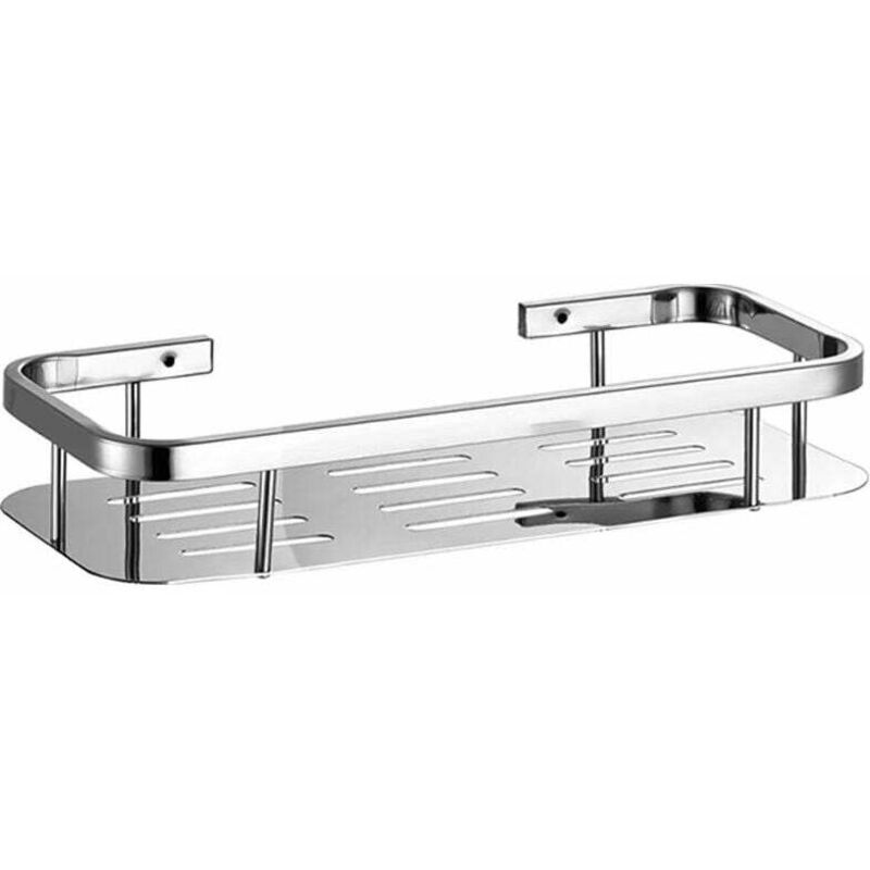 foto del prodotto mensola portaoggetti per doccia in acciaio inossidabile, accessorio per mensola da bagno, contenitore per cucina 35 cm bebusingoto