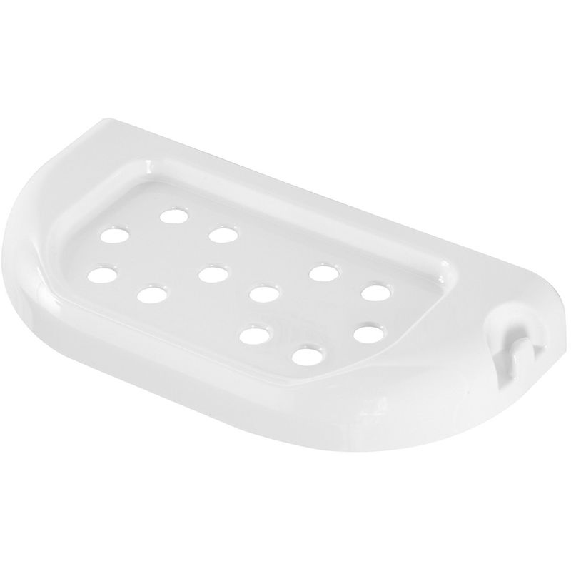 foto del prodotto mensola portasapone a muro 24 cm in abs bianco gioia