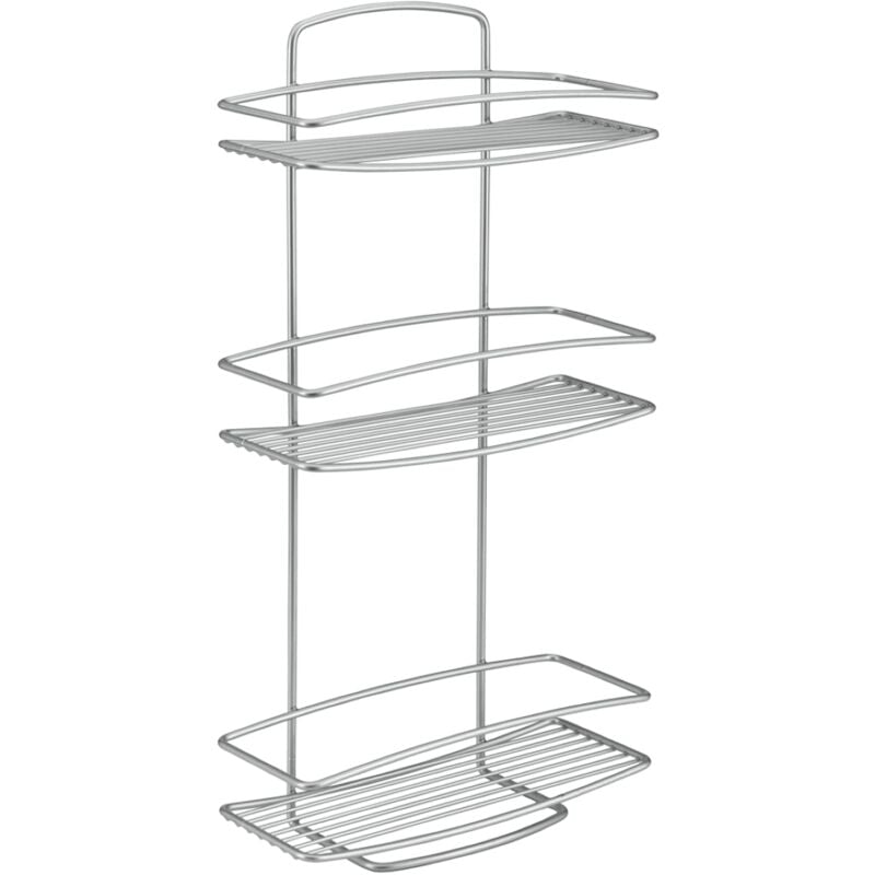 foto del prodotto mensola rettangolare a 3 ripiani 26x11x53 cm polytherm metaltex