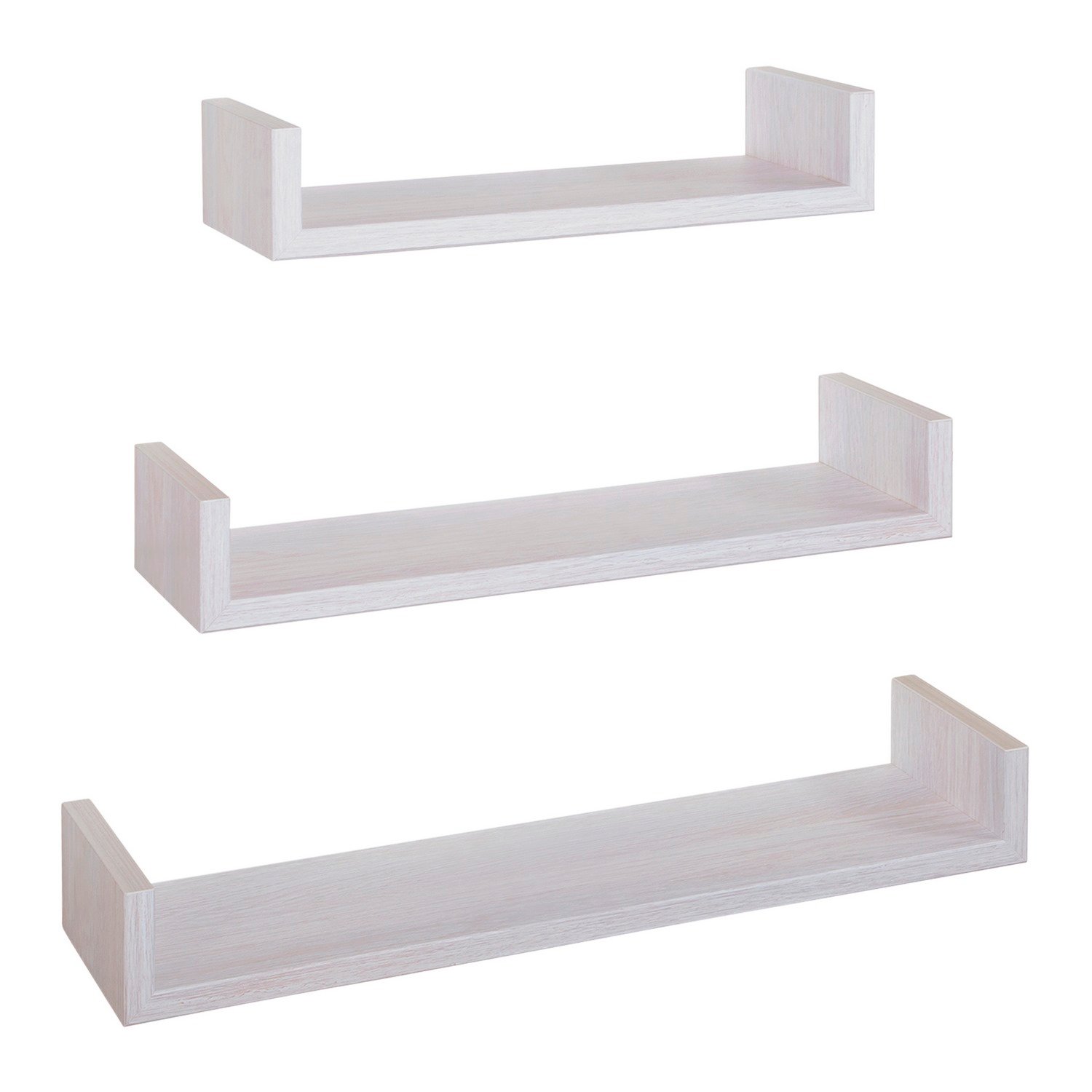 foto del prodotto mensole da parete set di 3 pz colore rovere imperiale mod. calamita