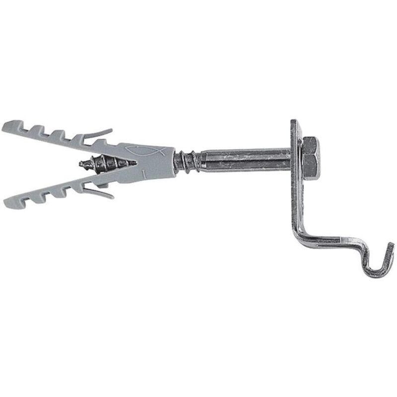 foto del prodotto mensole di fissaggio per piastre radianti 'tf' - tf 2 gola mm.4 tassello mm.10