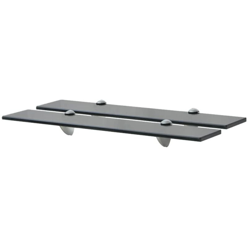 foto del prodotto mensole galleggianti 2 pz in vetro 60x20 cm 8 mm vidaxl