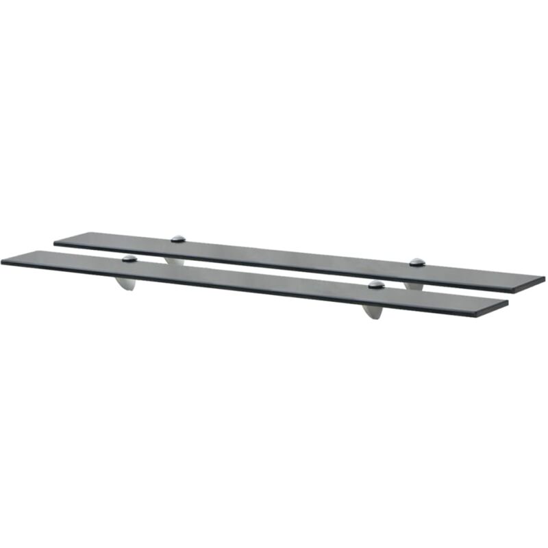 foto del prodotto mensole galleggianti 2 pz in vetro 90x10 cm 8 mm vidaxl