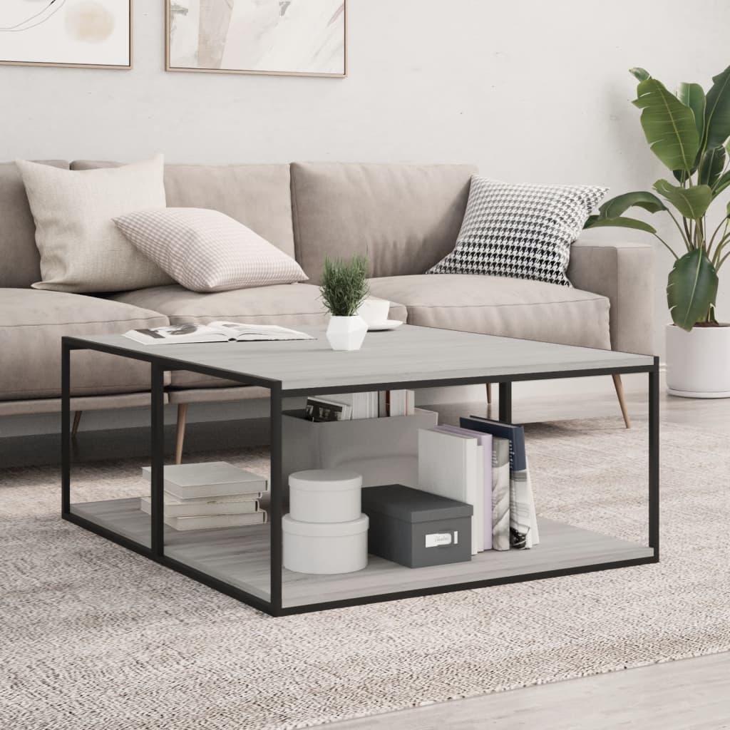 foto del prodotto mensole parete 4pz grigio sonoma 80x50x1,5cm legno multistratocod mxl 87578