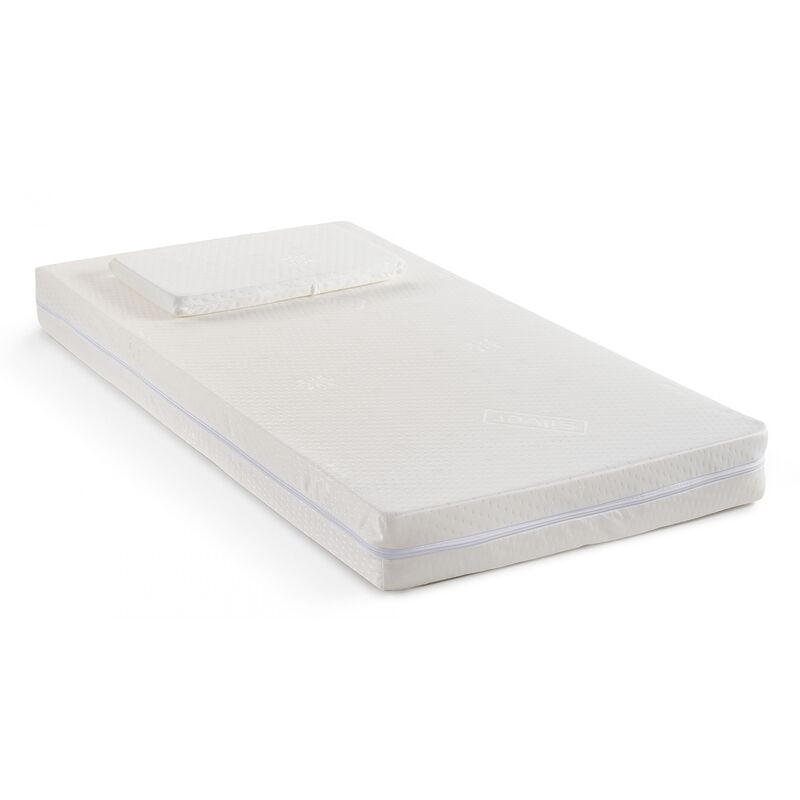 foto del prodotto mentor baby materasso waterfoam med 64x124 morfeo med baby plus h10 disp. medico detraibile sfoderabile e lavabile guancialino traspirante in