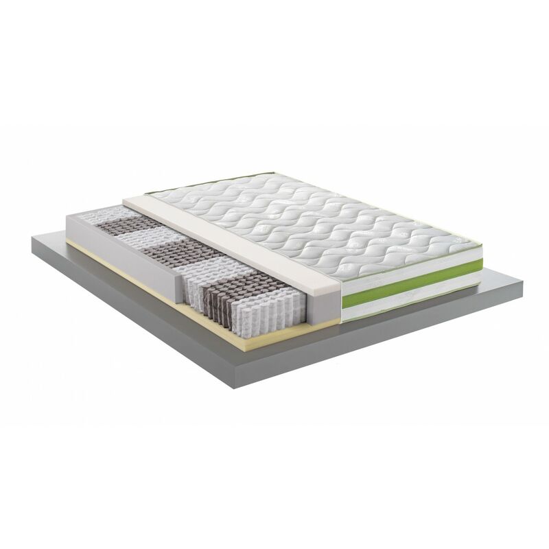 foto del prodotto mentor materasso molle memory med h3 piazza e mezzo 120x190 greentech med 3d plus disp. medico detraibile memory bios, h22 con fascia 3d air