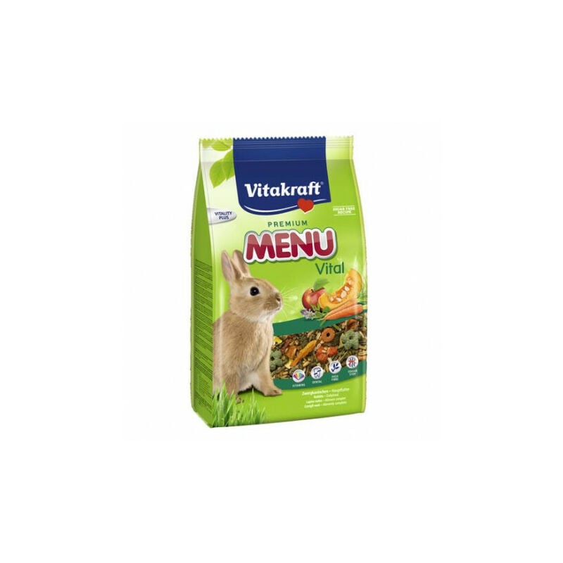 foto del prodotto menu vitale dwarf rabbit vitakraft 3 kg