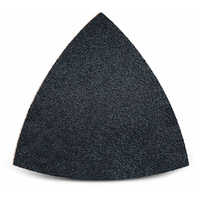 foto del prodotto menzer black carte abrasive velcrate, 82 mm, p. levigatrici a delta, carburo di silicio 50 pz. g180