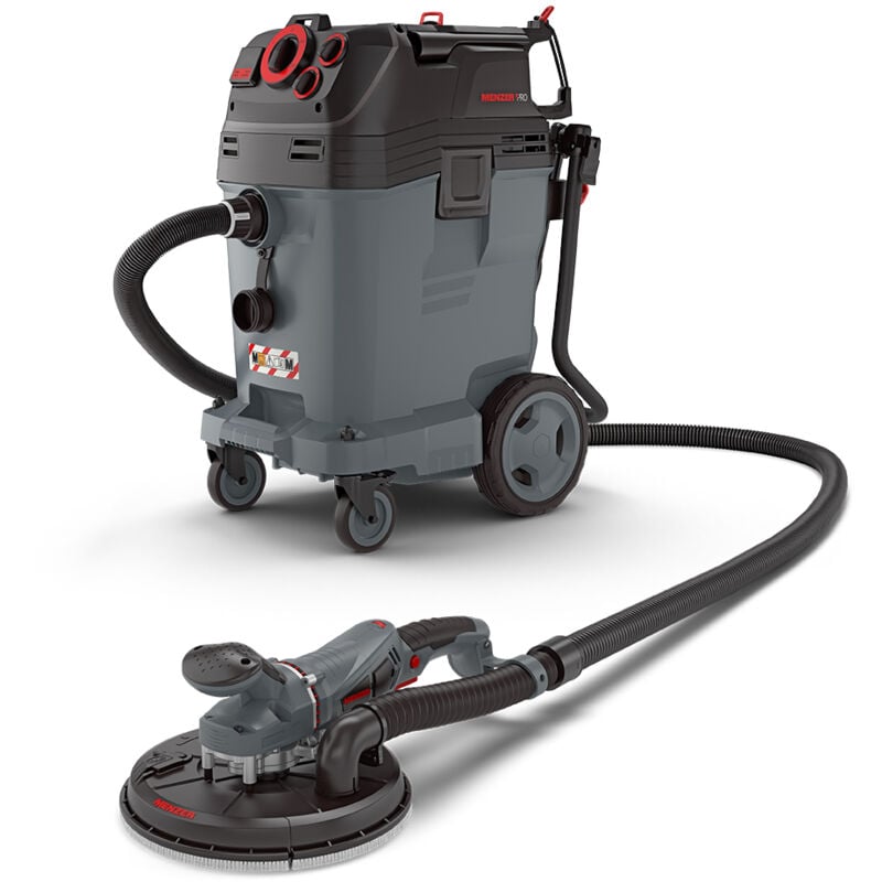 foto del prodotto menzer dustfree sistema di levigatura a secco senza polvere con tbs 225 vcm 550 pro