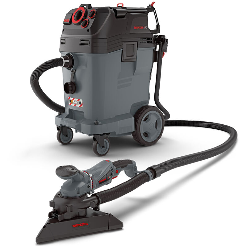 foto del prodotto menzer dustfree sistema di levigatura a secco senza polvere con tsw 225 pro vcm 550 pro