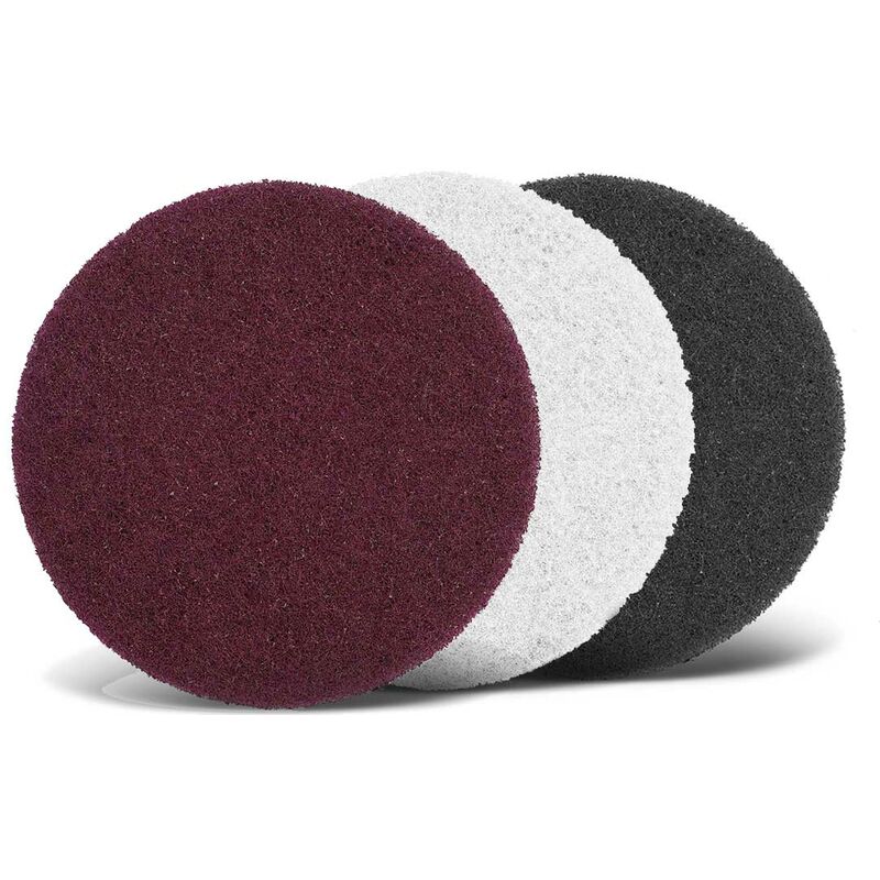 foto del prodotto menzer fleece velli abrasivi, 225 mm, p. levigatrici per muri, vello di fibra 10 pz. , grado di lucidatura