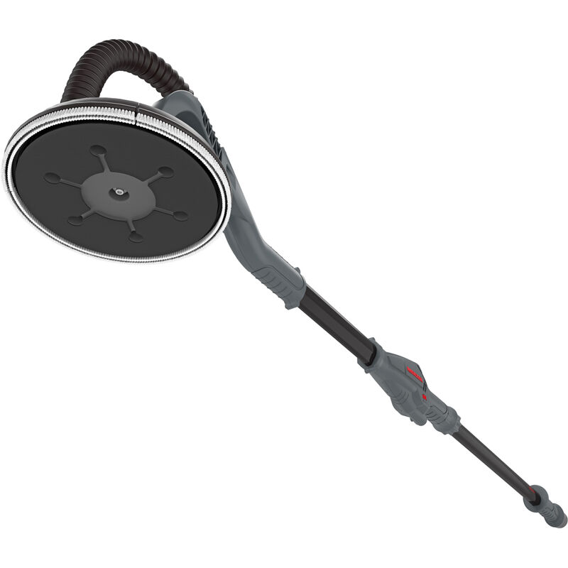 foto del prodotto menzer levigatrice a collo lungo lhs 225 vario con tecnica telescopica, per una levigatura quasi priva di polvere, incluso set di dischi abrasivi