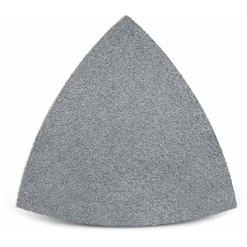 foto del prodotto menzer platinum carte abrasive velcrate, 82 mm, p. levigatrici a delta, corindone semi friabile 50 pz. g150