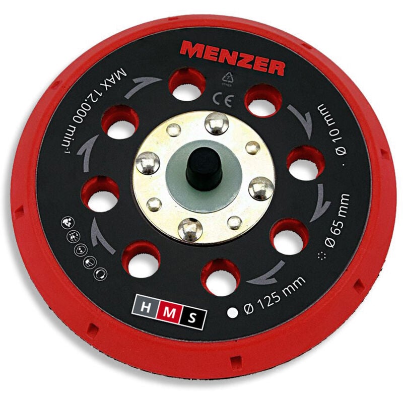 foto del prodotto menzer platorello multi foro 125 mm medium per ets 125