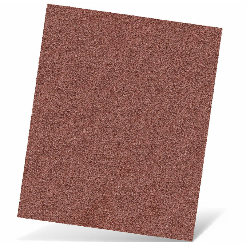 foto del prodotto menzer red fogli abrasivi, 280 x 230 mm, p. levigatrici manuali, corindone normale 10 pz. g100