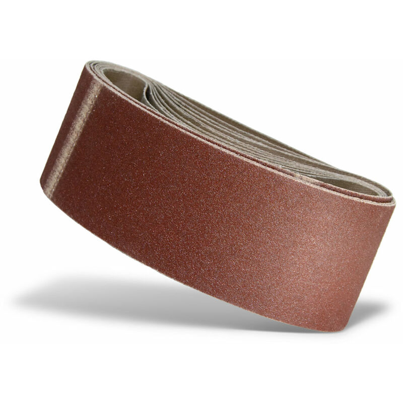 foto del prodotto menzer red nastri abrasivi, 457 x 75 mm, p. levigatrici palmari a nastro, corindone normale 10 pz. g40