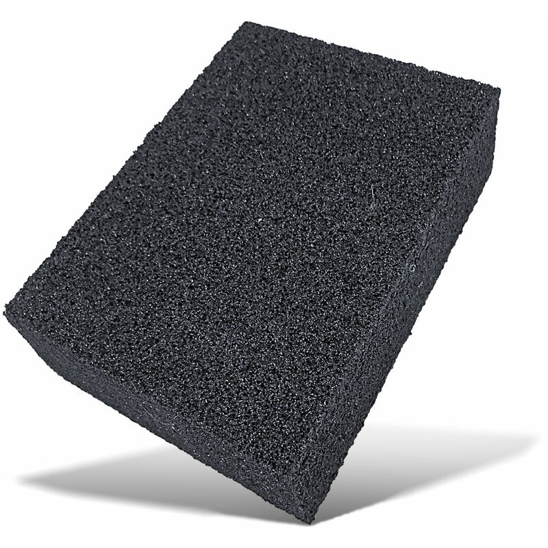 foto del prodotto menzer spugne abrasive, 100 x 70 x 25 mm, p. levigatrici manuali, carburo di silicio 3 pz. , media ca. g 120 