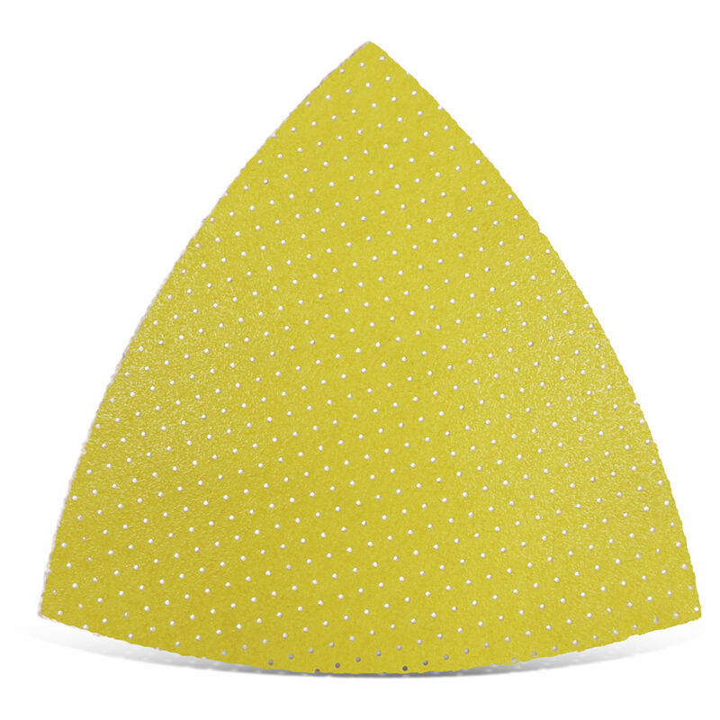 foto del prodotto menzer ultrapad carte abrasive velcrate, 82 mm, p. levigatrici a delta, corindone nobile bianco 25 pz. g120