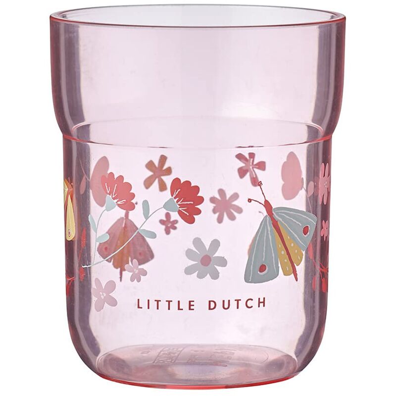 foto del prodotto mepal bicchiere per bambini 250 ml flowers butteflies bicchiere infrangibile per bambini infrangibile lavabile in lavastoviglie