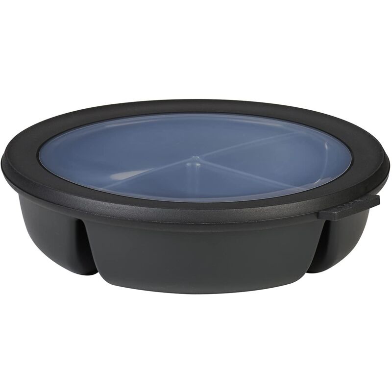 foto del prodotto mepal scodella bento bowl cirqula contenitore bento box per frigo, freezer e microonde 3 scomparti per separare gli alimenti contenitore per