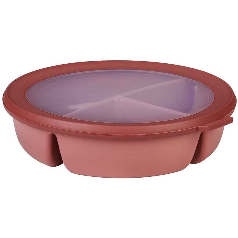 foto del prodotto mepal scodella bento bowl cirqula contenitore bento box per frigo, freezer e microonde 3 scomparti per separare gli alimenti contenitore per