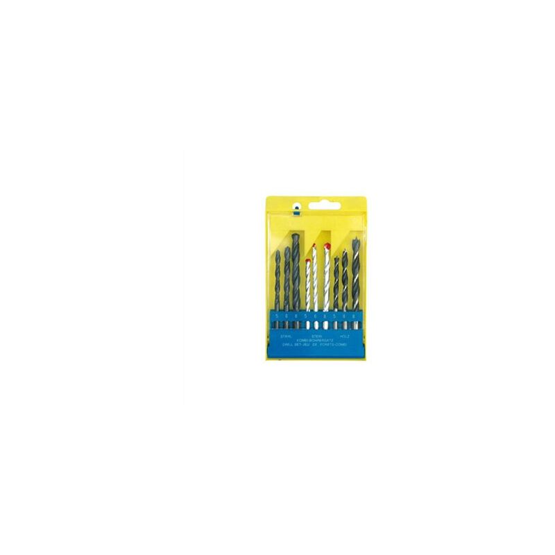 foto del prodotto mercatools set di 9 punte da trapano 3xhss 3xwidia 3xwood mt 10419 import