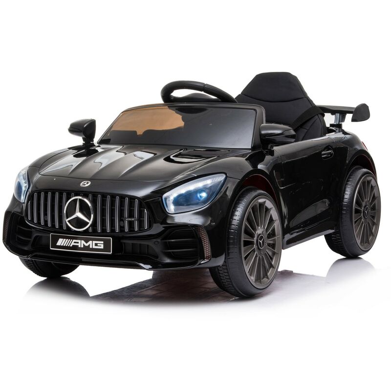 foto del prodotto mercedes gtr amg nero auto macchina elettrica bambini