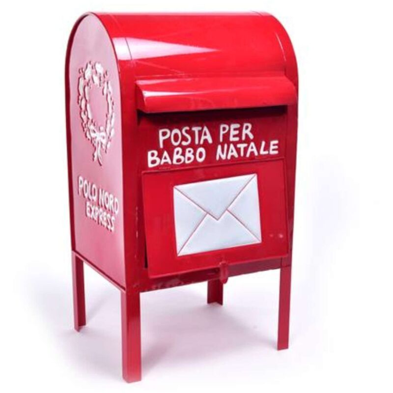 foto del prodotto mercury cassetta postale di babbo natale h.52x28x26.5cm 41487 x1