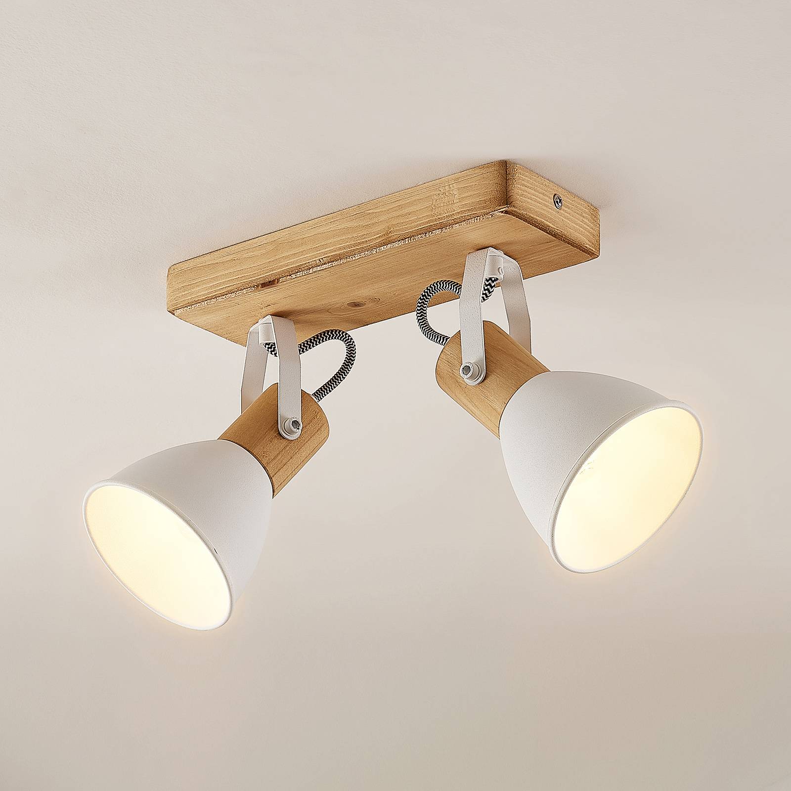 foto del prodotto merela in ocra da legno lindby