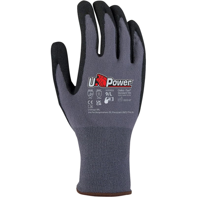 foto del prodotto merengue guanti lavoro antinfortunistica nylon na2 technology 8 m u power