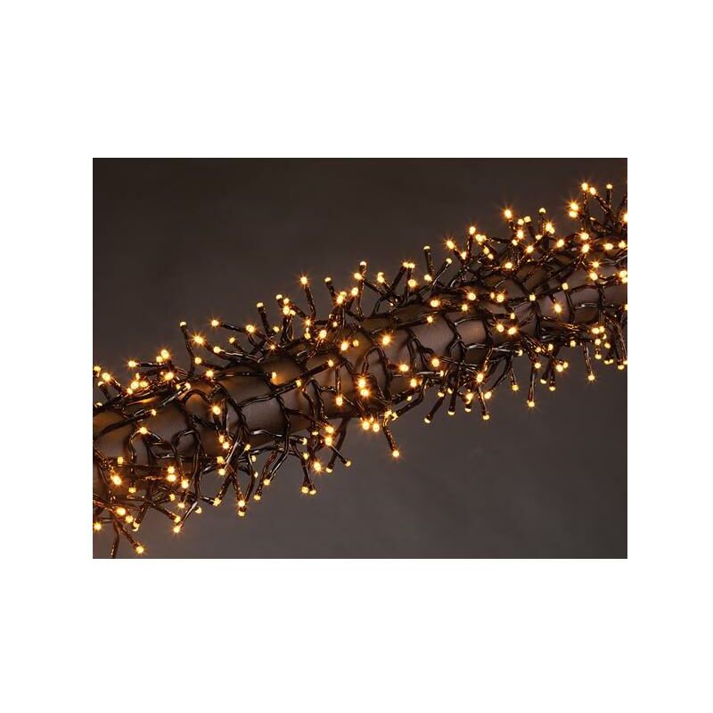 foto del prodotto merga led 12 m 1020 lampade bianco arizona filo nero 31 v