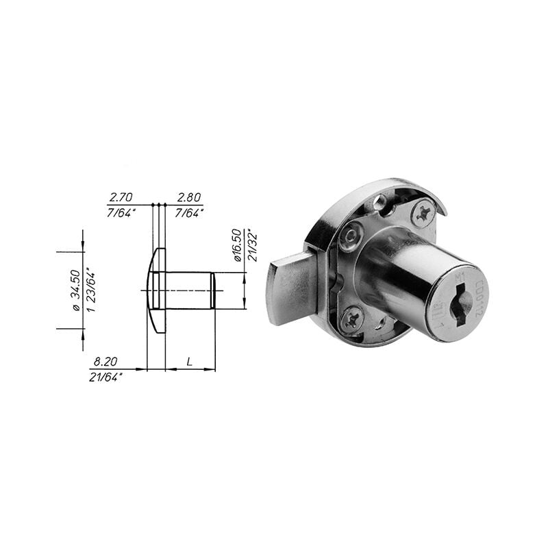 foto del prodotto meroni 2631 serr appl cil mm 30