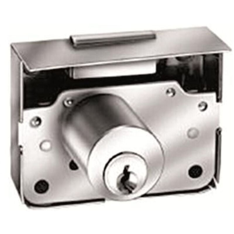 foto del prodotto meroni serratura cassetto da applicare a cilindro per cassetto mm 50 colore oro