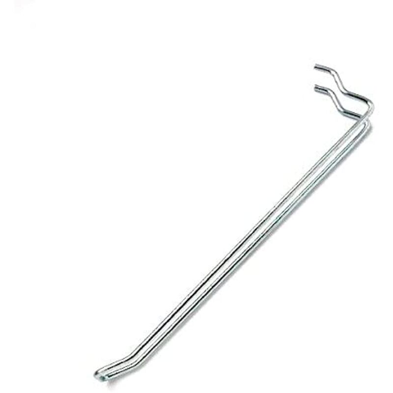 foto del prodotto merriway bh01903 gancio a occhiello per pannello forato, bianco, 100 mm, set di 10 pezzi