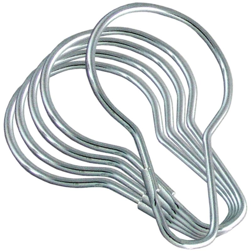 foto del prodotto merriway bh03121 anello per tende da doccia, confezione da 12, bianco, set di 12 pezzi