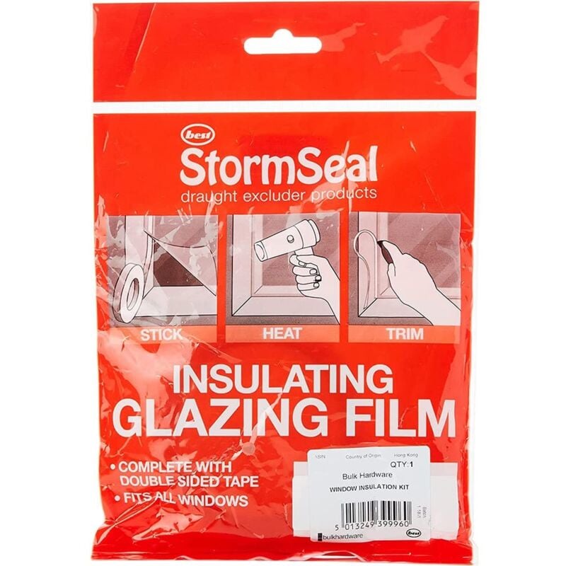 foto del prodotto merriway bh04947 kit d isolamento per porte e finestre con nastro biadesivo in dotazione, bianco, 6 x 1.5 m