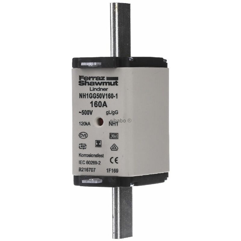 foto del prodotto mersen fusibile hrc a bassa tensione nh1 160a