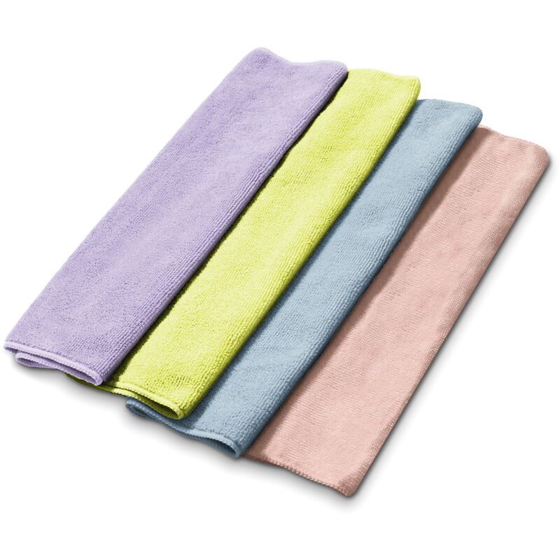 foto del prodotto mery bayeta microfibras 100 . pack 4 unidades medidas 36x38 cm s per absorbente. ideal para todo tipo de superficies confezione da 4 panni in