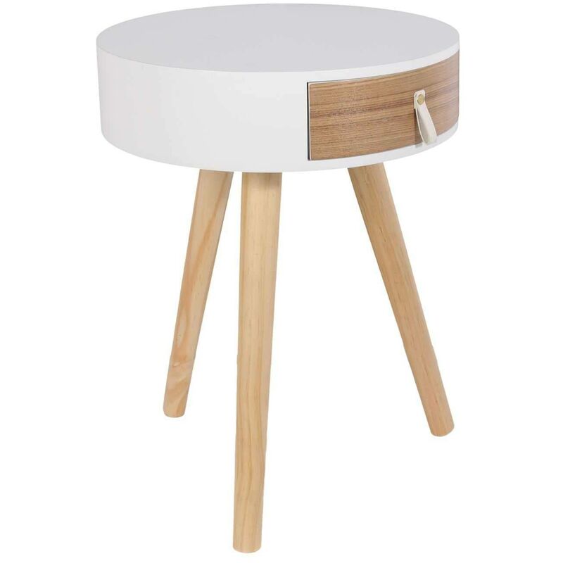 foto del prodotto mesa c caj n d.35 h.46,5 cm bl