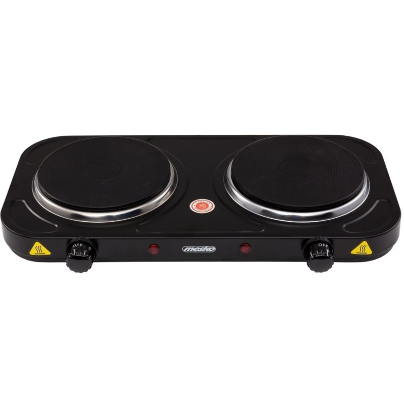 foto del prodotto mesko - piano cottura elettrico con due piastre riscaldanti 2000w ms6509