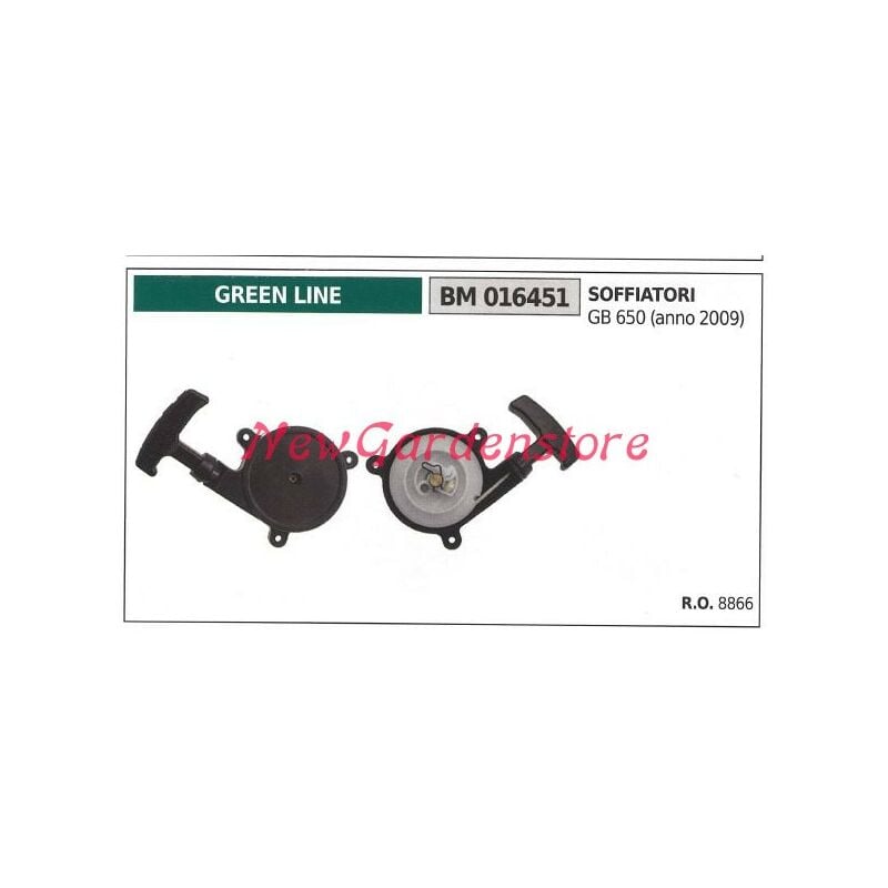 foto del prodotto messa in moto green line motore soffiatore gb 650 anno 2009 016451