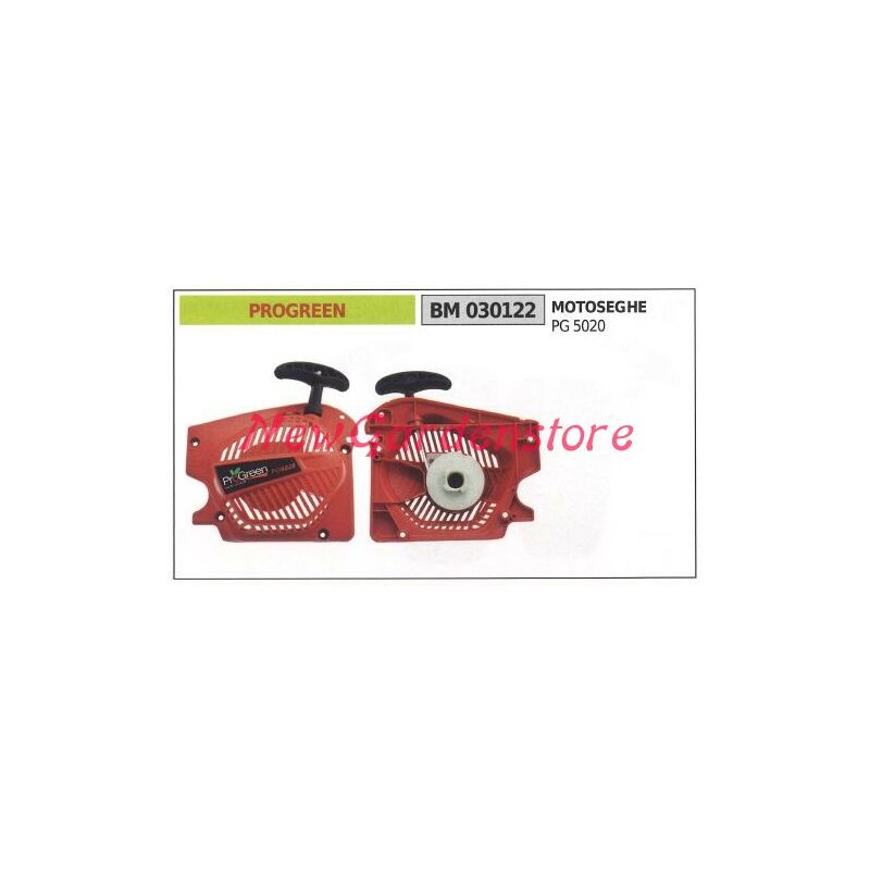 foto del prodotto messa in moto progreen motore motosega pg 5020 030122
