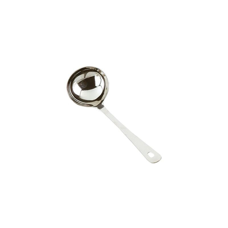 foto del prodotto mestolo da zuppa in acciaio inox lungo 30 cm